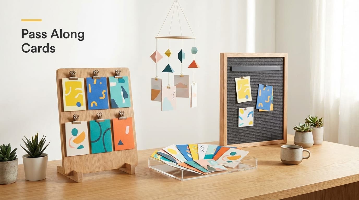Pass Along Cards: Creative Displays to Showcase Your Cards
