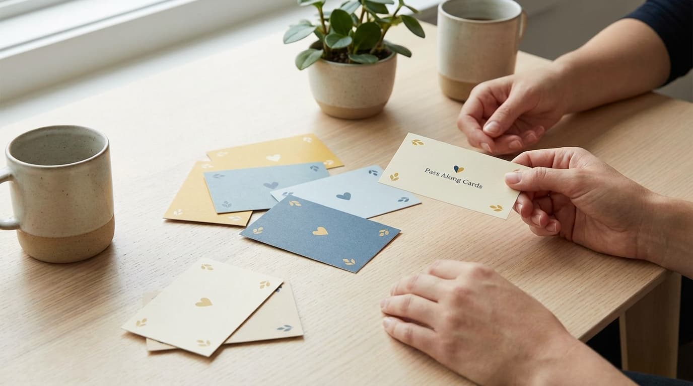 A Heartfelt Journey Through Pass Along Cards: Inspiring Quotes and Messages for Your Cards